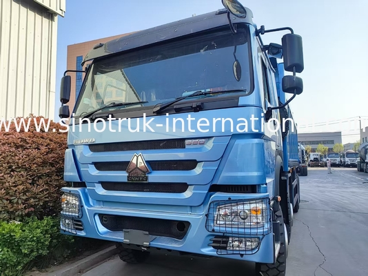 Увлекательный голубой HOWO 8×4 380HP 26.91CBM Дамп-Трак, где сила встречает точность в каждой нагрузке!