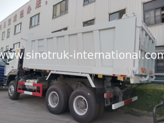 2 пассажира Sinotruk Hohan Tipper Dump Truck Weichai Двигатель 6 × 4 LHD 380 л.с. с ручной трансмиссией