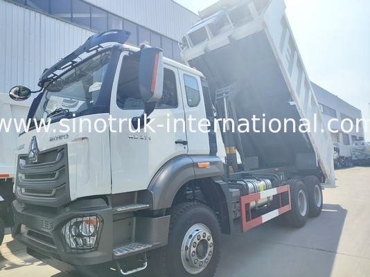 Самосвал HOWO NX 371 л.с. 6*4 20 м³ с центральным подъемом. Высокая производительность и эффективный кузов со средним подъемом.