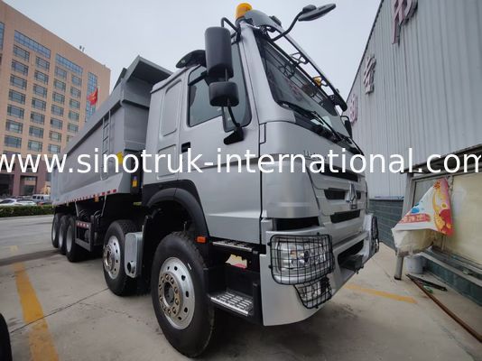 400HP  8×4+One Lift Axle, Super Power Heavy Duty U - Shaped Double Door Mighty King Tipper Dump Truck