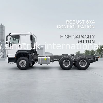 SINOTRUK HOWO Dropside грузовые коммерческие транспортные средства грузовики шасси LHD 6X4 400 л.с.
