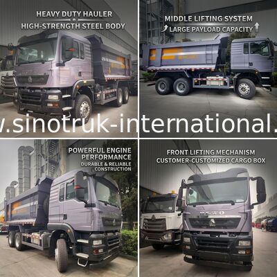 SINOTRUK HOWO TX Дэмпер с мощным двигателем 380 л.с., полезной нагрузкой 30 ≈ 40 т и средней системой подъема