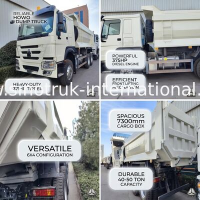 Устойчивый HOWO 6×4 371HP 20CBM Белый мусоровоз с высокопрочным стальным корпусом для тяжелой работы