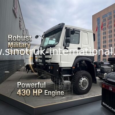 SINOTRUK HOWO Ghost Face с кабиной Тягач 6X6 Евро 2 430 л.с. Военный бампер Белый