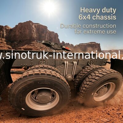 SINOTRUK 430 лошадиных сил 6 × 4 трактор с военным бампером
