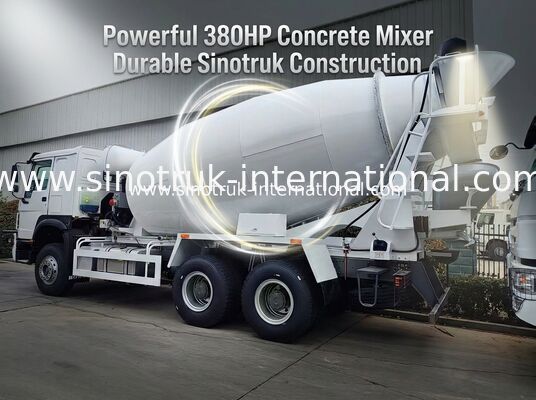 Sinotruk Howo Бетонный смеситель 10CBM 6 X 4 Euro 2 380Hp Строительство