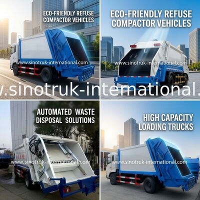 SINOTRUK HOWO обжало тележку 5-6CBM LHD 4X2 ZZ1087D3415C180 собрания отброса