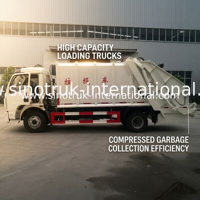 обжатый 5CBM корабль собрания выжимк тележки Compactor отброса