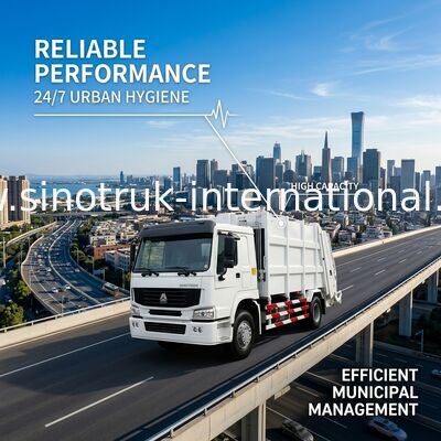 Корабли собрания отброса тележки/Compactor отброса затяжелителя International задние