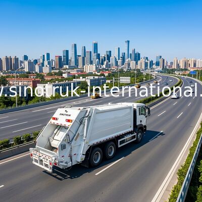 Мусоровоз Sinotruk HOWO-TX 371 л.с. 6x4 с компрессионным оборудованием и объемом 20 куб. м для эффективного управления отходами