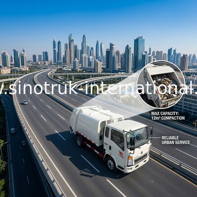 LHD 4X2 SINOTRUK HOWO обжало тележку 5 сбора мусора Compactor - 6m3
