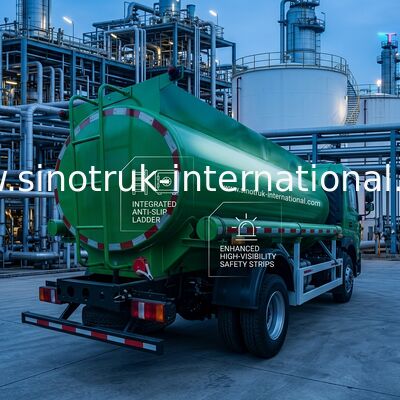Автоцистерна Sinotruk HOWO емкостью 8 куб.м с приводом 4x2 и стандартом выбросов Евро III