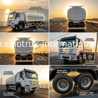 HOWO 6*4 340 л.с. двигатель Weichai, 25CBM нефтяной танк