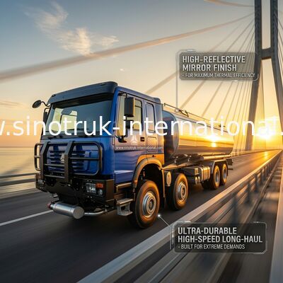 Тяжелый HOWO 8*4 400 л.с.п. LHD топливный грузовик 40CBM Двойной резервуар для распределения топлива на большие расстояния