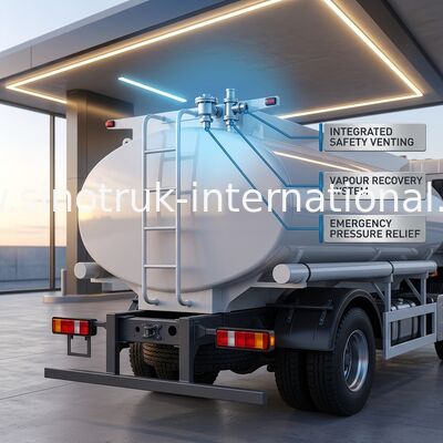 HOWO 25CBM 6*4 Нефтяной танк грузовик 380 л.с. Сильная лошадиная сила Белый