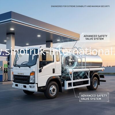 SINOTRUK HOWO 4X2 Транспортирующий нефтяной танк SINOTRUK HOWO 5-6CBM