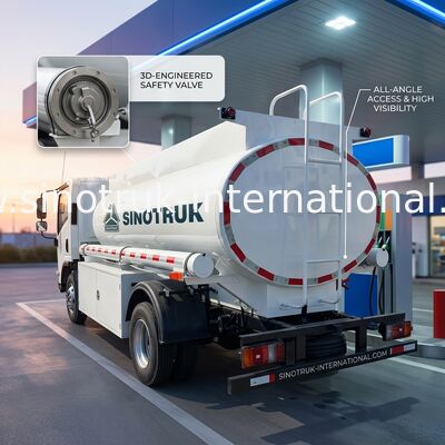 SINOTRUK HOWO 4X2 Транспортирующий нефтяной танк SINOTRUK HOWO 5-6CBM