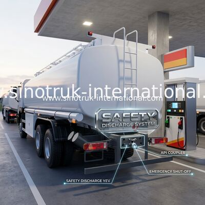 Отсеки × 4 тележки масляного бака 10Wheels Sinotruk Howo 25CBM 400Hp 6 множественные