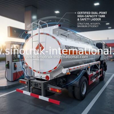 Тележка масляного бака Sinotruk Howo 10-20CBM евро 4 x 2 Lhd 2 290 лошадиной силы