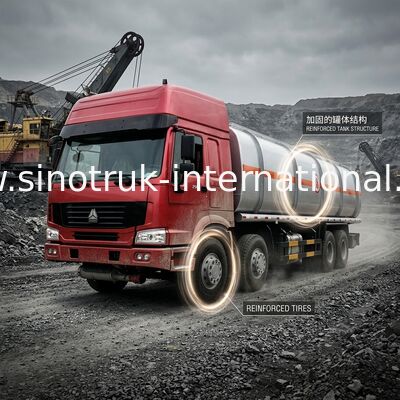 тележка масляного бака 8X4 LHD Euro2 336HP, тележки перевозки сырой нефти 30CBM