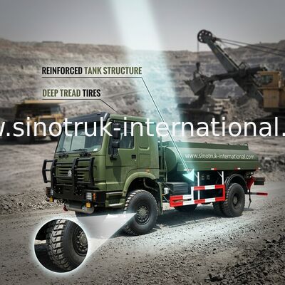 Газолин транспортируя одобренный SGS тележек топливозаправщика 4X4 тележки/петролеума масляного бака LHD