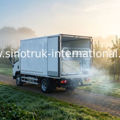 Облегченная Refrigerated еда CKD изолированный тележкой обшивает панелями отладку на шасси тележки