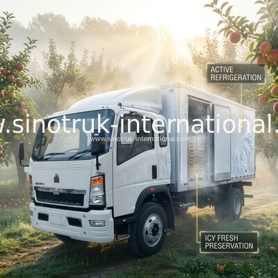 RHD SINOTRUK HOWO тележка 140HP 10 тонн Refrigerated