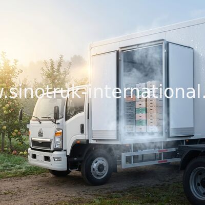 тележка 140HP RHD 95km/H 4x2 SINOTRUK HOWO Refrigerated