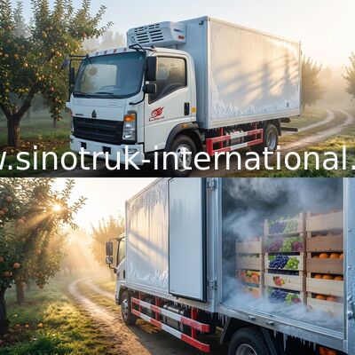 Refrigerated тележка SINOTRUK HOWO для замороженных продуктов/перехода медицины