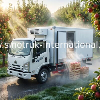 Малые холодильные установки груза 8 тележка Refrigerated тоннами для молокозавода, тележка коробки замораживателя