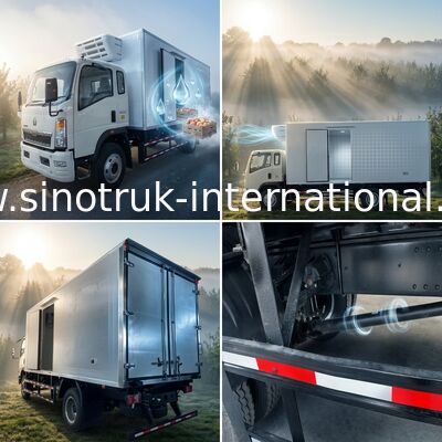 Низкое энергопотребление 4x2 тележка 160HP RHD 10 тонн Refrigerated