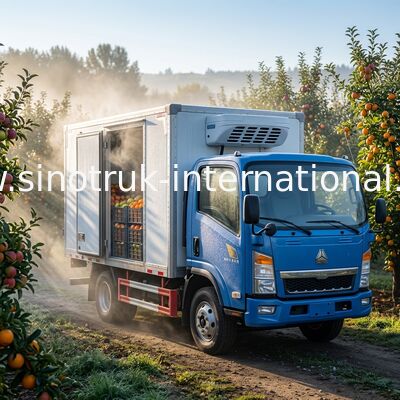 Высокотемпературная стабилность 20CBM Refrigerated еда Van Тележки Для замороженная