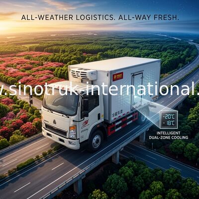 Овощи/плодоовощи Refrigerated белизна тележки поставки 8 тонн с двигателем HP 140