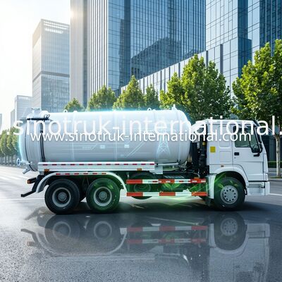 Тележка 6X4 Euro2 290HP нечистот вакуума большой емкости сверхмощная, ISO