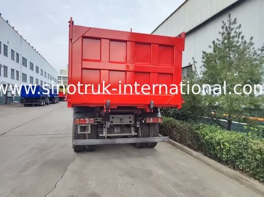 Высокоэффективный самосвал HOWO TX 6x4 | Красный кузов, двигатель 400 л.с., контейнер 20 куб. м, тяжелый транспорт 60 тонн