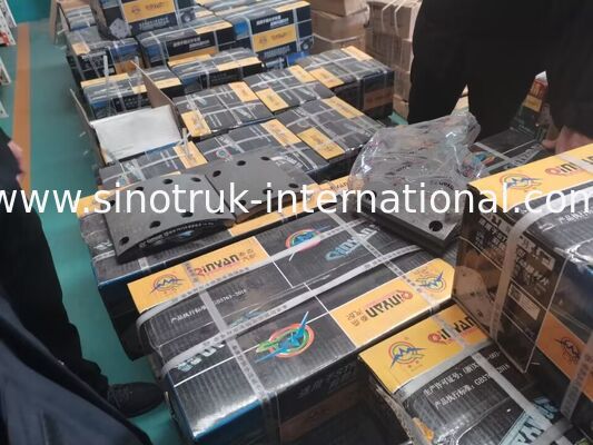 Тормозная накладка SINOTRUK HOWO черная для грузовиков и прицепов WG9231342069