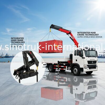 Сверхмощный кран установленный тележкой 5 тонн SINOTRUK для санобработки ландшафта