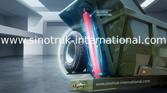 Конструкции дела тележка трейлера Semi, 3Axles наклоняя ригидность тележки трейлера высокую