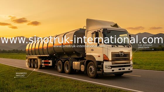 SINOTRUK HOWO масла тележка трейлера Semi, тепловозная тележка бака с трейлером