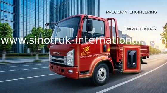 Тележки обязанности красного света SINOTRUK HOWO 4,5 тонны с двигателем 490Xichai