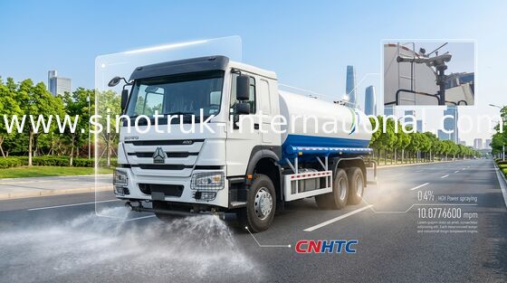 HOWO 6*4 Привод 400 л.с. 18 м3 Большой машиностроительный водораспылитель (Водораспылитель/Водораспылитель, подходящий для подавления пыли на дорогах и орошения)