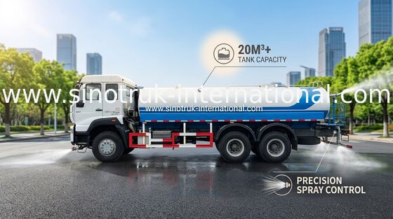 5000 × × 2496 покрышки 9920 тележки цистерны с водой SINOTRUK галлона 11.00R20 радиальное 3550 Mm