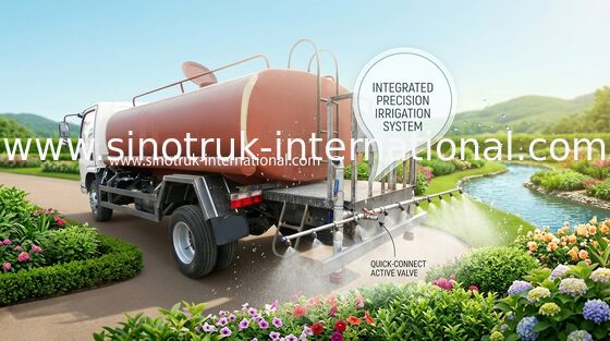 Тележка цистерны с водой SINOTRUK HOWO 6CBM для ландшафта Инджиниринга/минируя области
