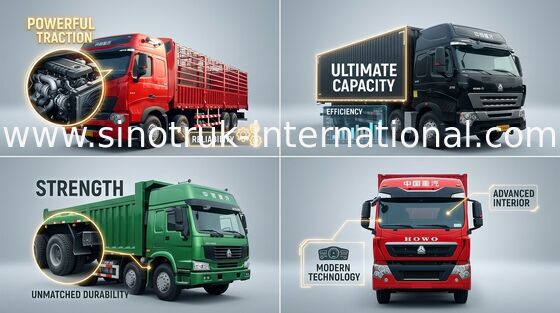Тележка SINOTRUK HOWO коль груза загородки 30-60 тонн емкости 8X4 LHD Euro2
