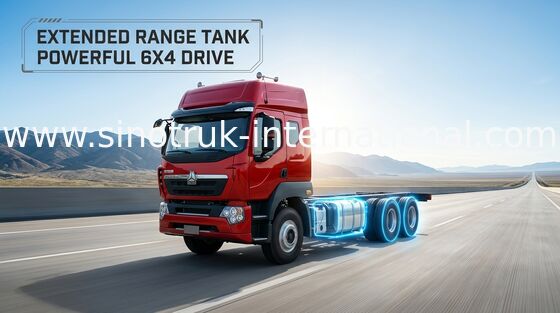 Большая тележка 31Tons 12 груза катит LHD Euro2 336HP для индустрии снабжения
