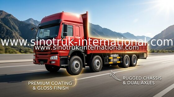 Тележка груза перевозки тепловозного топлива 30-60 тонн 8X4 LHD Euro2 336HP