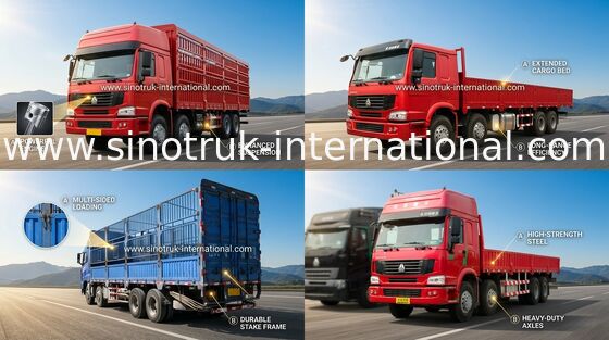 12 тележка тела коль груза колес LHD Euro2 336HP/тележка контейнера поголовья
