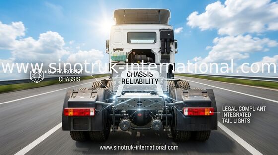 Тележка трактора тонны SINOTRUK кабины HW76 60 евро 2
