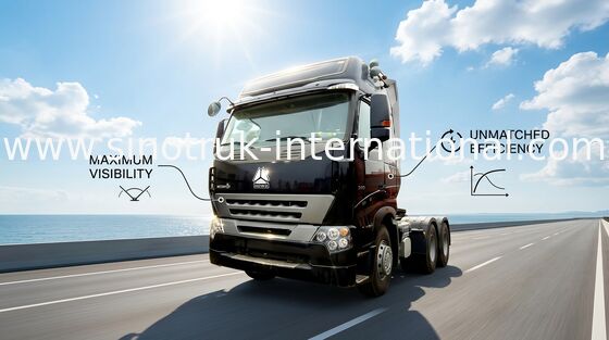 тележки трактора 6X4 HOWO сверхмощные, 4 трактора двигателя дизеля системы подачи топлива хода электронных и тележки сброса