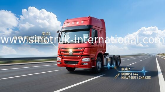 Тележка SINOTRUK HOWO LHD 6X4 Euro2 380HP ZZ4257S3241W трактора